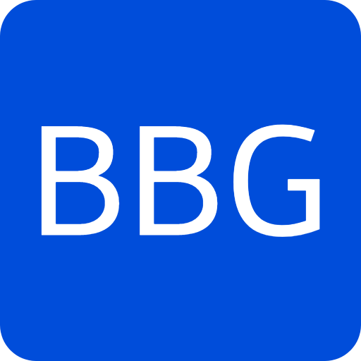 Blue business guide logo