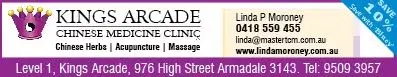 Kings Arcade Chinese Medicine Clinic business card